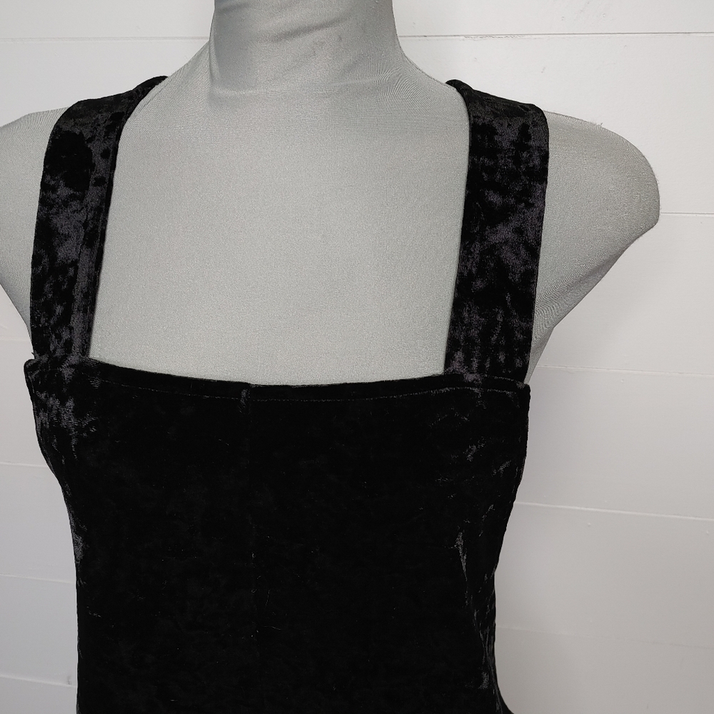 Smash + Tess black velvet romperalls size XS - Picture 4 of 15
